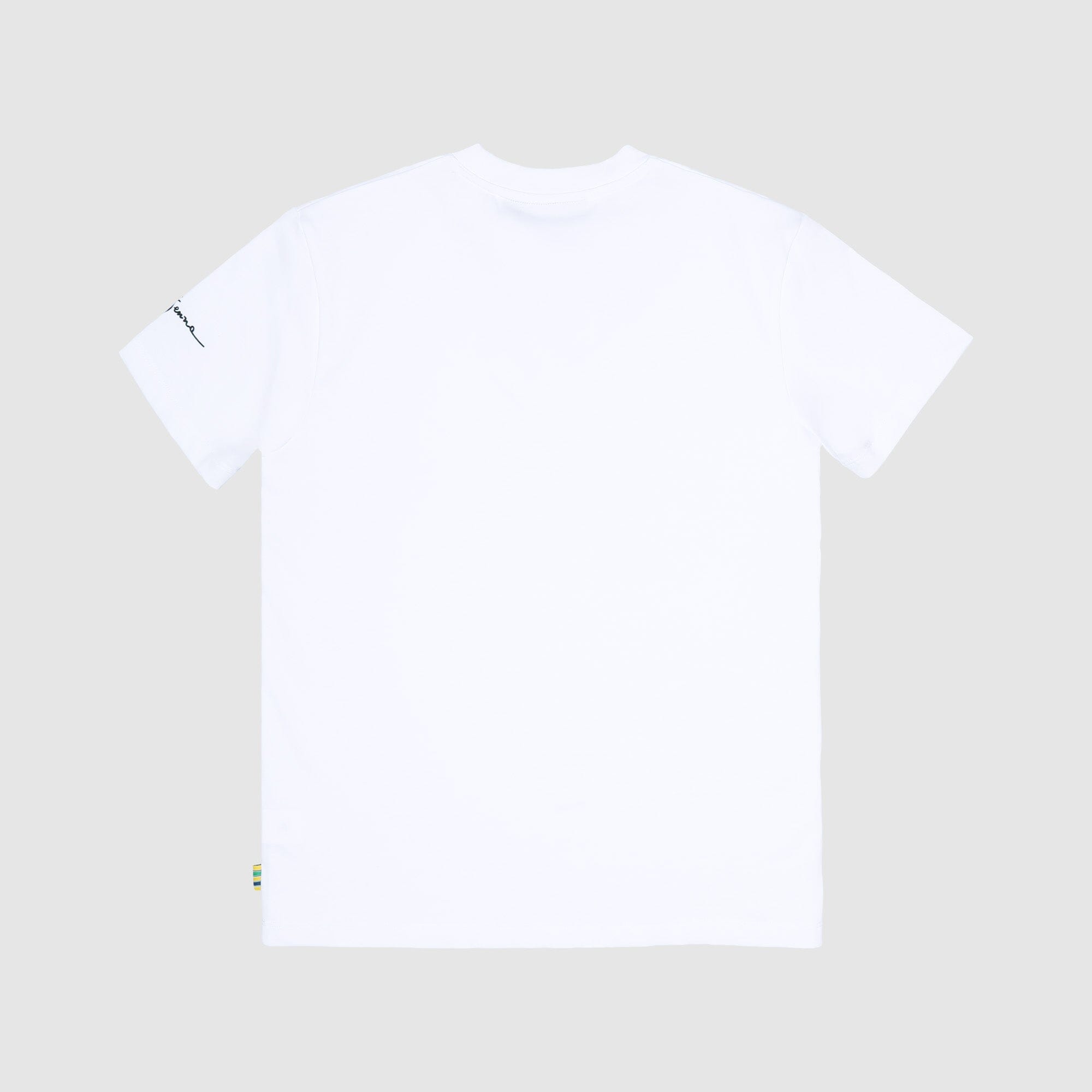 Ayrton Senna F1 Icon T-Shirt - Ash/White T-shirts Ayrton Senna 
