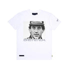 Ayrton Senna F1 Icon T-Shirt - Ash/White T-shirts Ayrton Senna XS White 