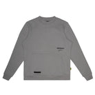 Ayrton Senna F1 Signature Crew Sweatshirt - Ash/Black Sweatshirt Ayrton Senna XS Gray 
