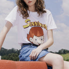 Ayrton Senna F1 Senninha Face T-Shirt - White T-shirts Ayrton Senna 