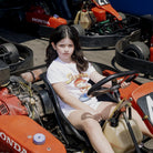 Ayrton Senna F1 Kids Senninha Figure T-Shirt - Youth White T-shirts Ayrton Senna 