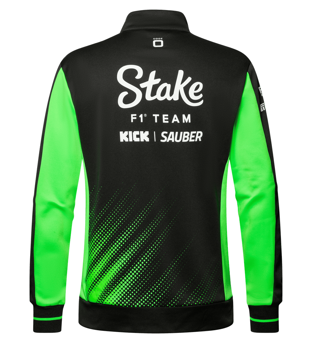 Stake F1 Kick Sauber 2024 Men's Team 1/4 Zip Sweatshirt - Black Sweatshirt Stake F1 Kick Sauber 