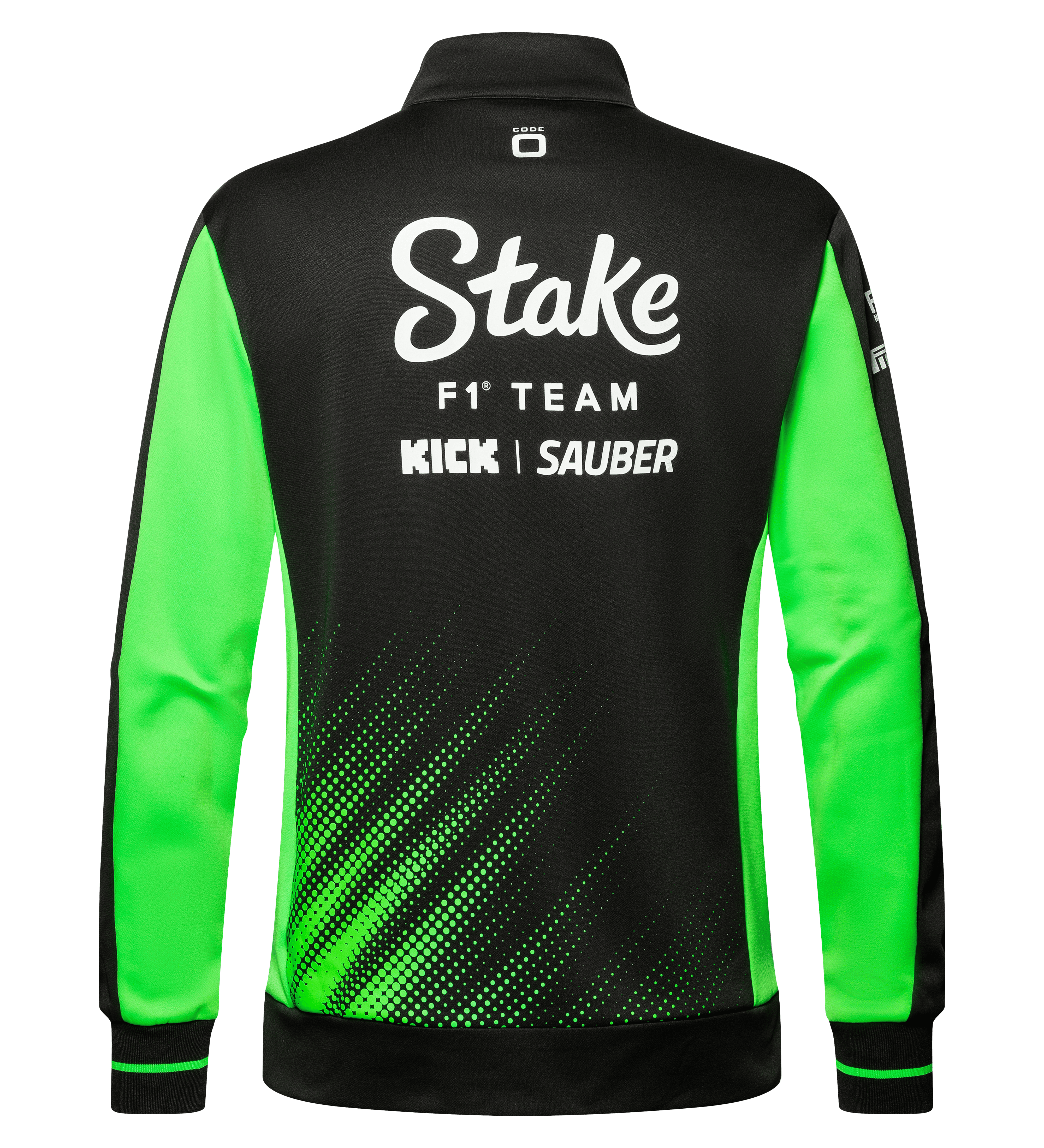Stake F1 Kick Sauber 2025 Men's Team 1/4 Zip Sweatshirt - Black