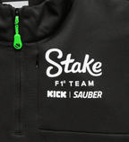 Stake F1 Kick Sauber 2024 Men's Team 1/4 Zip Sweatshirt - Black Sweatshirt Stake F1 Kick Sauber 