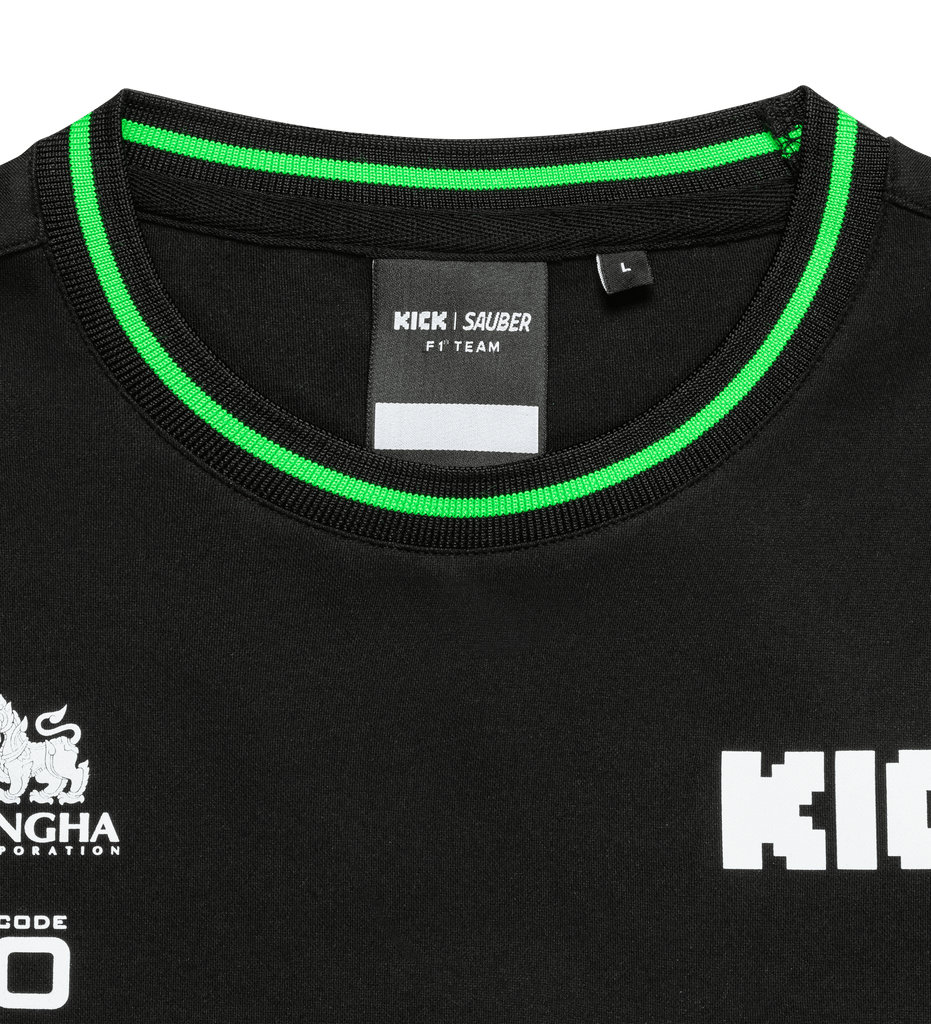 Kick Race Sauber F1 2025 Men's Team T-Shirt - Black T-shirts Stake F1 Kick Sauber 