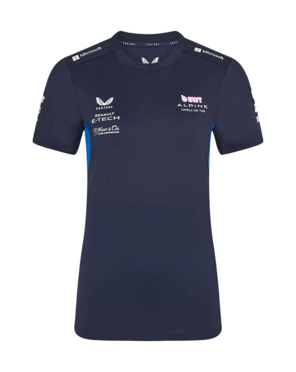 Alpine Racing F1 2025 Women's Team T-Shirt- Navy T-shirts Alpine 