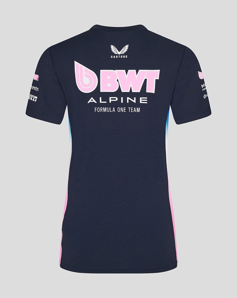 Alpine Racing F1 2025 Women's Team T-Shirt- Navy - Main Image