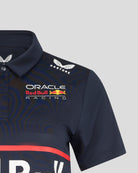 Red Bull Racing F1 Women's 2025 Max Verstappen Team Polo Shirt- Navy Polos Red Bull Racing 