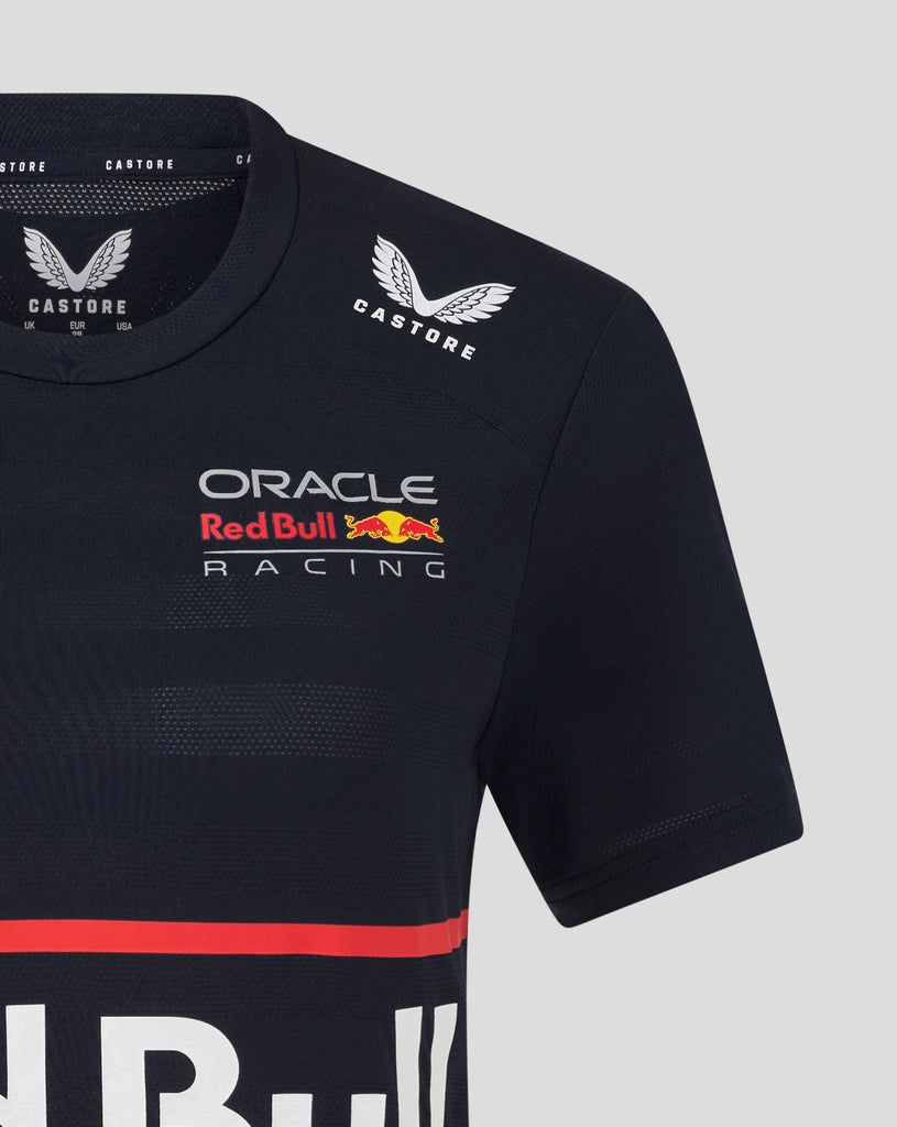 Red Bull Racing F1 Women's 2025 Max Verstappen Team T-Shirt- Navy T-shirts Red Bull Racing 