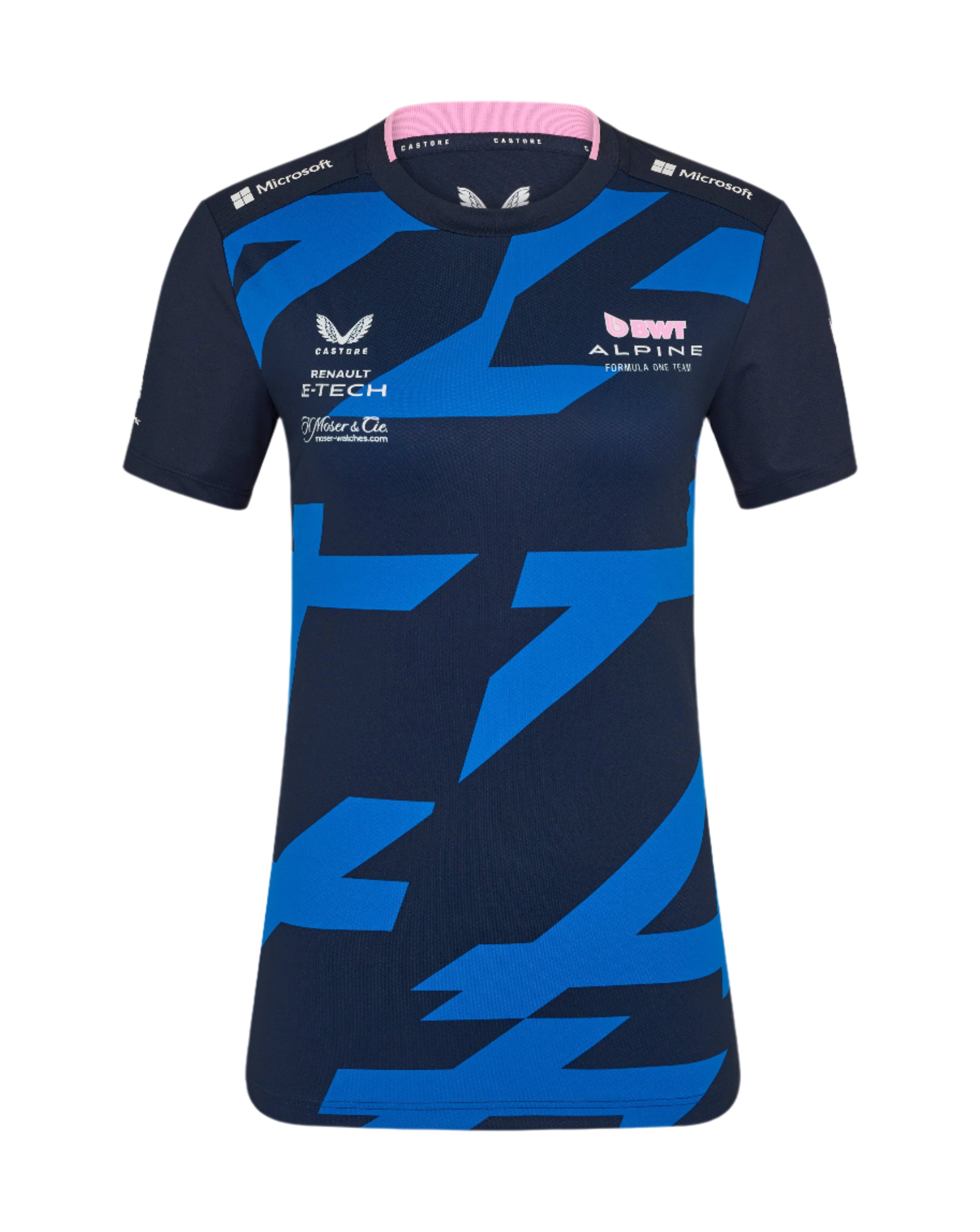 Alpine Racing F1 2025 Women's Pierre Gasly Team T-Shirt - Navy T-shirts Alpine 