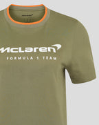 McLaren F1 Women's Core Essentials Logo T-Shirt - Deep Lichen Green T-shirts McLaren-Castore 