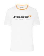 McLaren F1 Women's Core Essentials Logo T-Shirt - Deep Lichen Green/White/Orange/Black/Pink T-shirts McLaren-Castore XXS White 