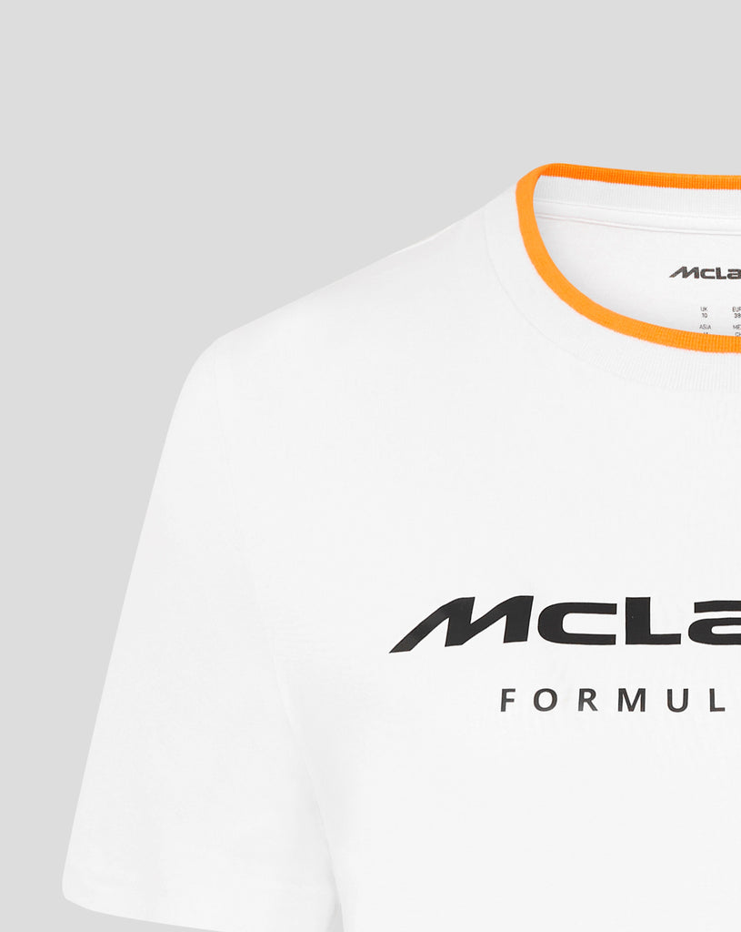 McLaren F1 Women's Core Essentials Logo T-Shirt - Deep Lichen Green/White/Orange/Black/Pink T-shirts McLaren-Castore 