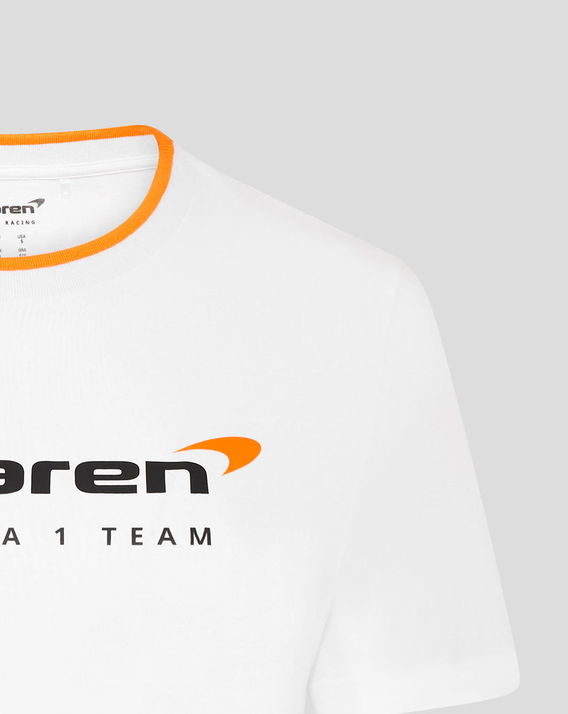 McLaren F1 Women's Core Essentials Logo T-Shirt - Deep Lichen Green/White/Orange/Black/Pink T-shirts McLaren-Castore 