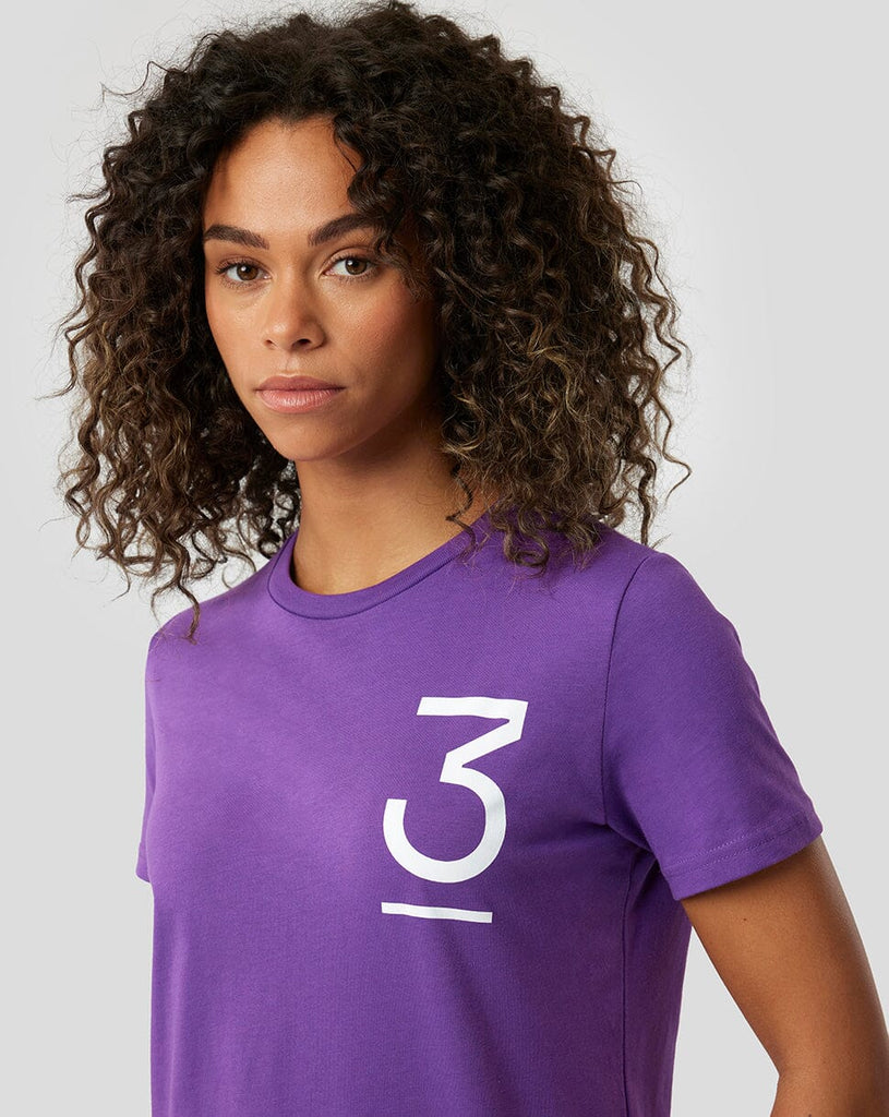 McLaren F1 Women's Daniel Ricciardo Home Territories T-Shirt- Purple T-shirts McLaren-Castore 