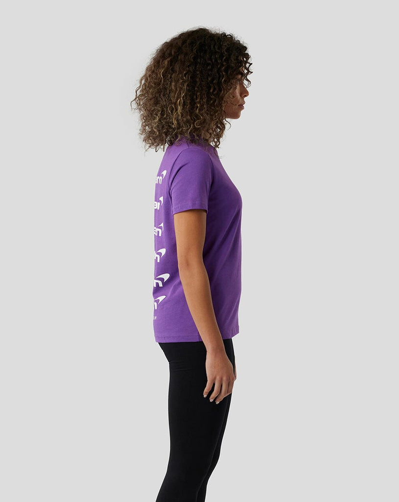 McLaren F1 Women's Daniel Ricciardo Home Territories T-Shirt- Purple T-shirts McLaren-Castore 