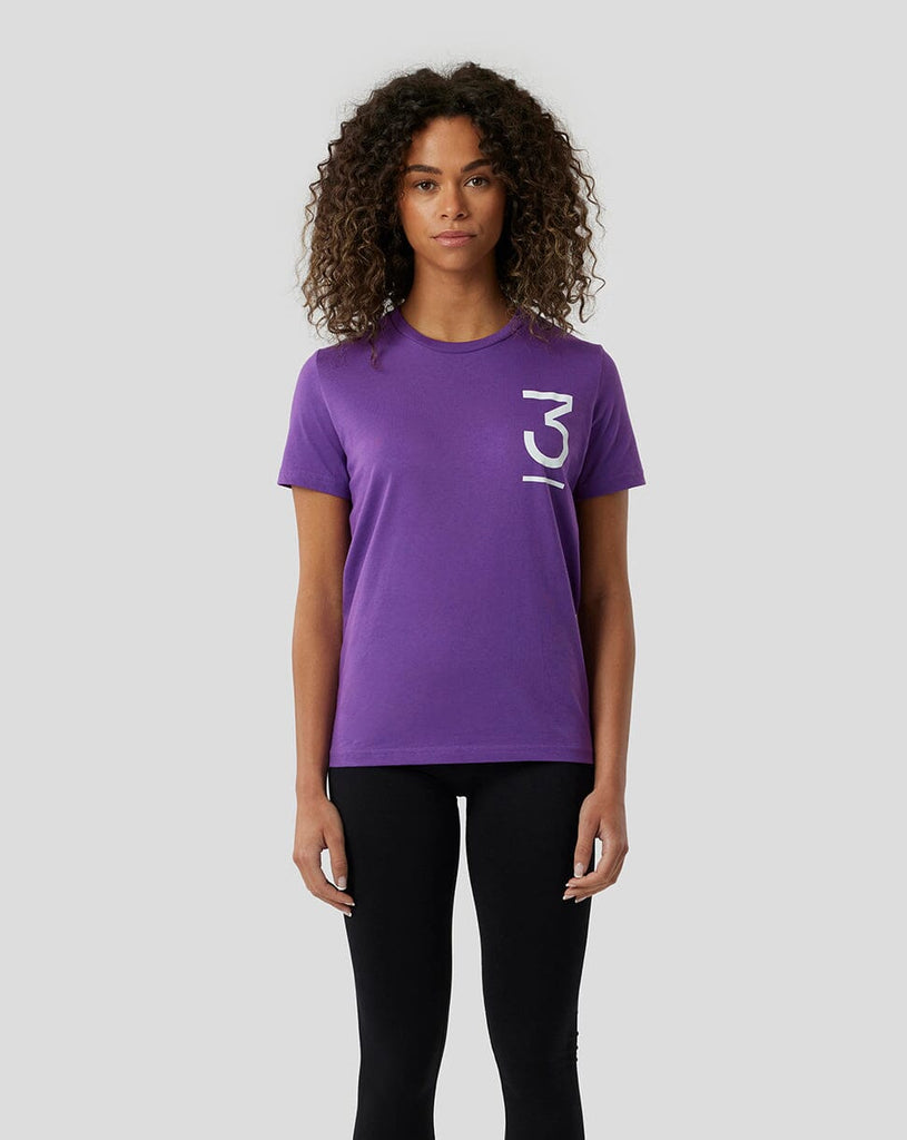 McLaren F1 Women's Daniel Ricciardo Home Territories T-Shirt- Purple T-shirts McLaren-Castore 