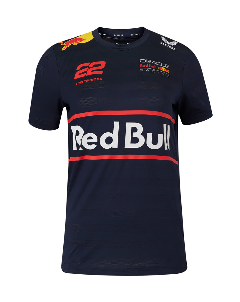 Red Bull Racing F1 Women's 2025 Yuki Tsonoda Team T-Shirt- Navy T-shirts Red Bull Racing 