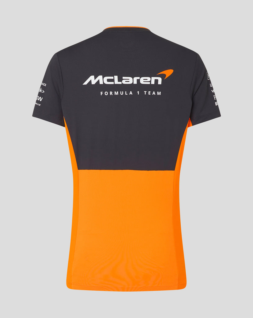 McLaren F1 2024 Women's Team T-Shirt - Papaya/Phantom T-shirts McLaren-Castore 