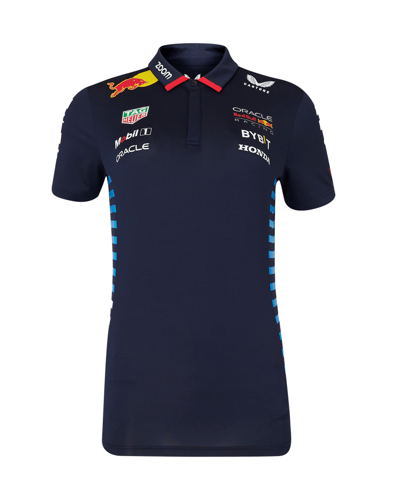 Red Bull Racing F1 Women's 2024 Team Polo Shirt- Navy Polos Red Bull Racing 