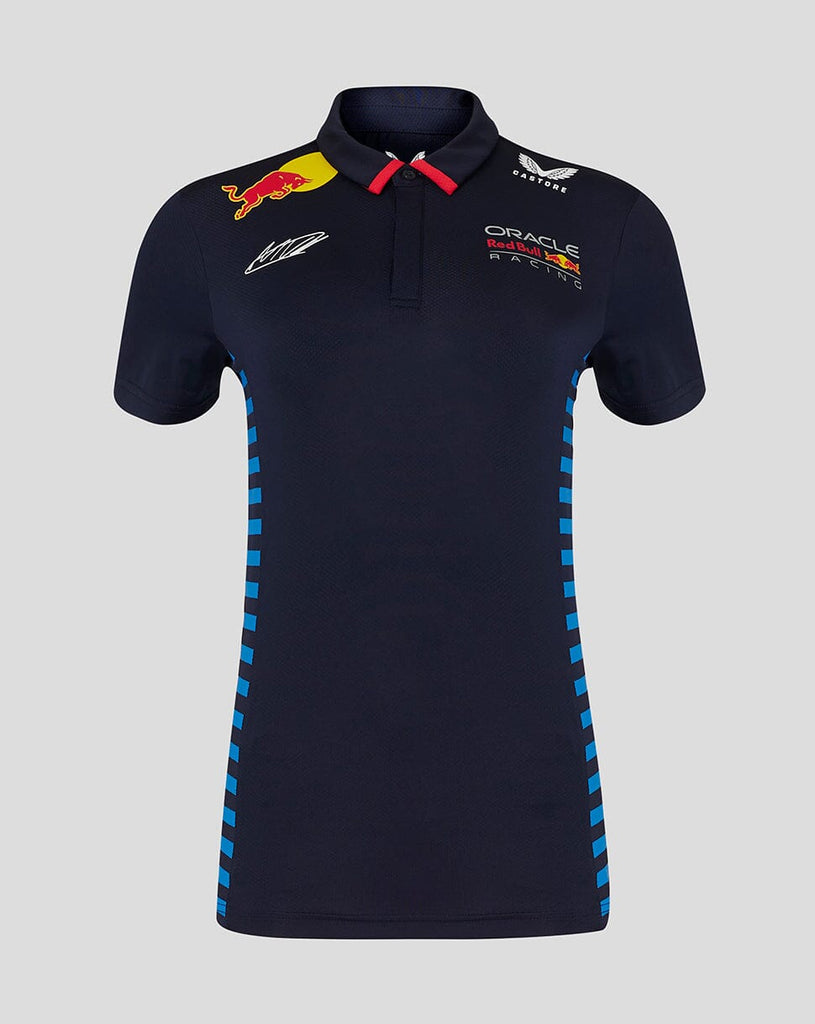 Red Bull Racing F1 Women's 2024 Max Verstappen Team Polo Shirt- Navy Polos Red Bull Racing 