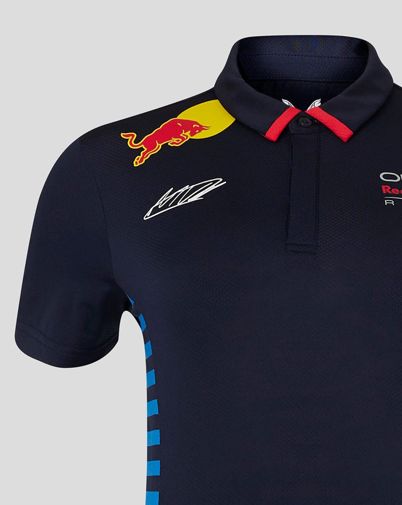 Red Bull Racing F1 Women's 2024 Max Verstappen Team Polo Shirt- Navy Polos Red Bull Racing 