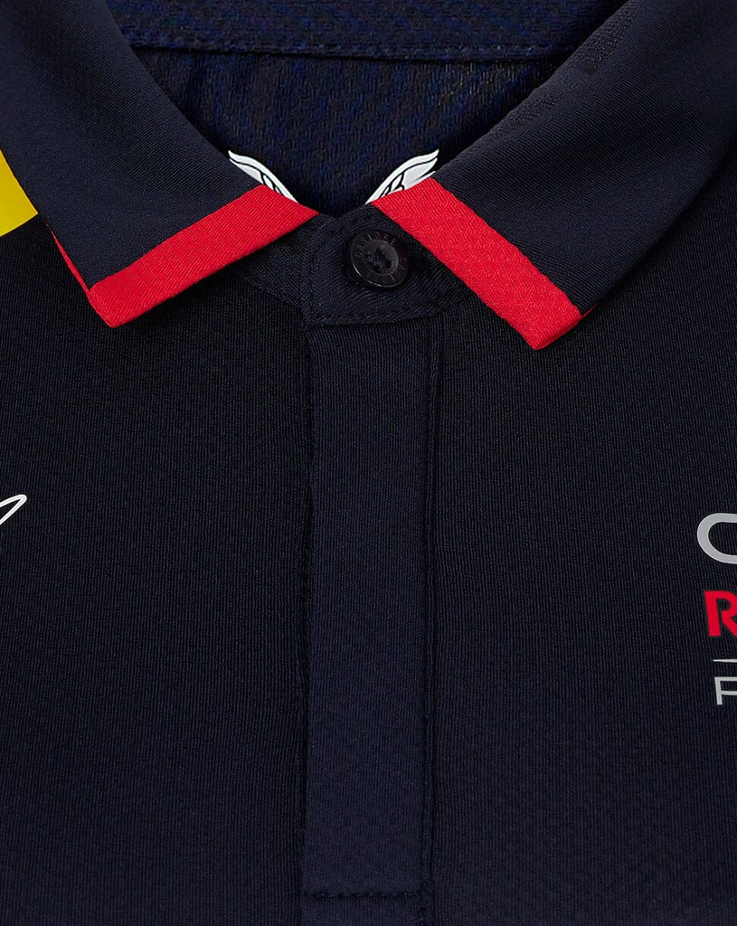 Red Bull Racing F1 Women's 2024 Sergio "Checo" Perez Team Polo Shirt- Navy Polos Red Bull Racing 