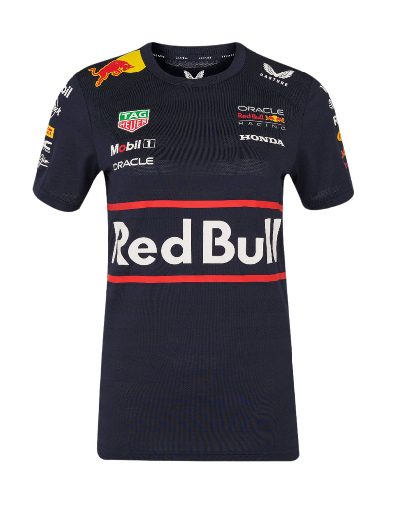 Red Bull Racing F1 Women's 2025 Team T-Shirt- Navy T-shirts Red Bull Racing 