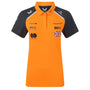McLaren F1 2025 Women's Lando Norris Team Polo Shirt - Papaya Polos McLaren-Castore 