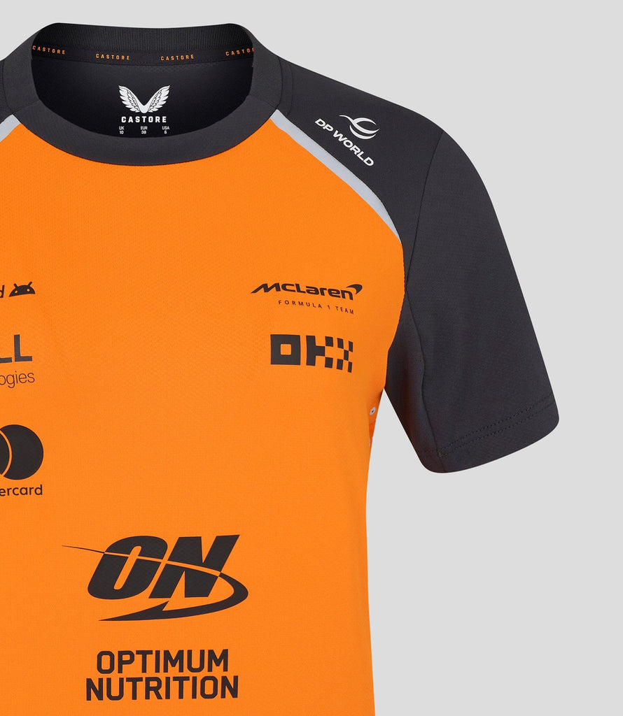 McLaren F1 2025 Women's Team T-Shirt - Papaya/Phantom T-shirts McLaren-Castore 