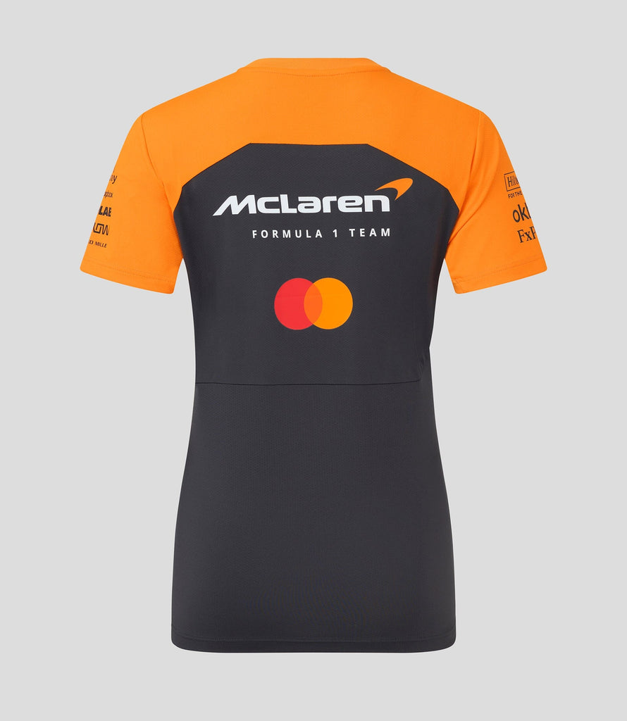 McLaren F1 2025 Women's Team T-Shirt - Papaya/Phantom T-shirts McLaren-Castore 