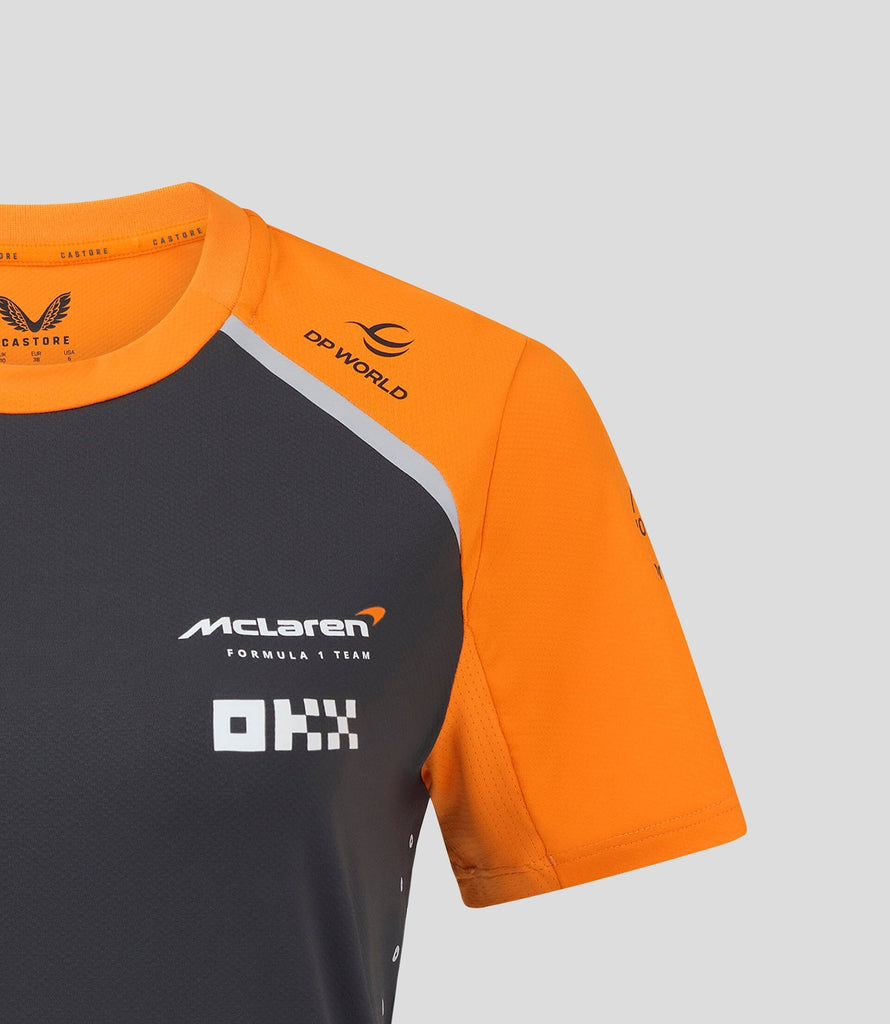 McLaren F1 2025 Women's Team T-Shirt - Papaya/Phantom T-shirts McLaren-Castore 