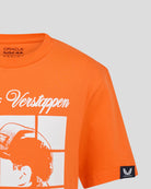Red Bull Racing F1 Kids Max Verstappen Puzzle T-Shirt - Youth Exotic Orange T-shirts Red Bull Racing 