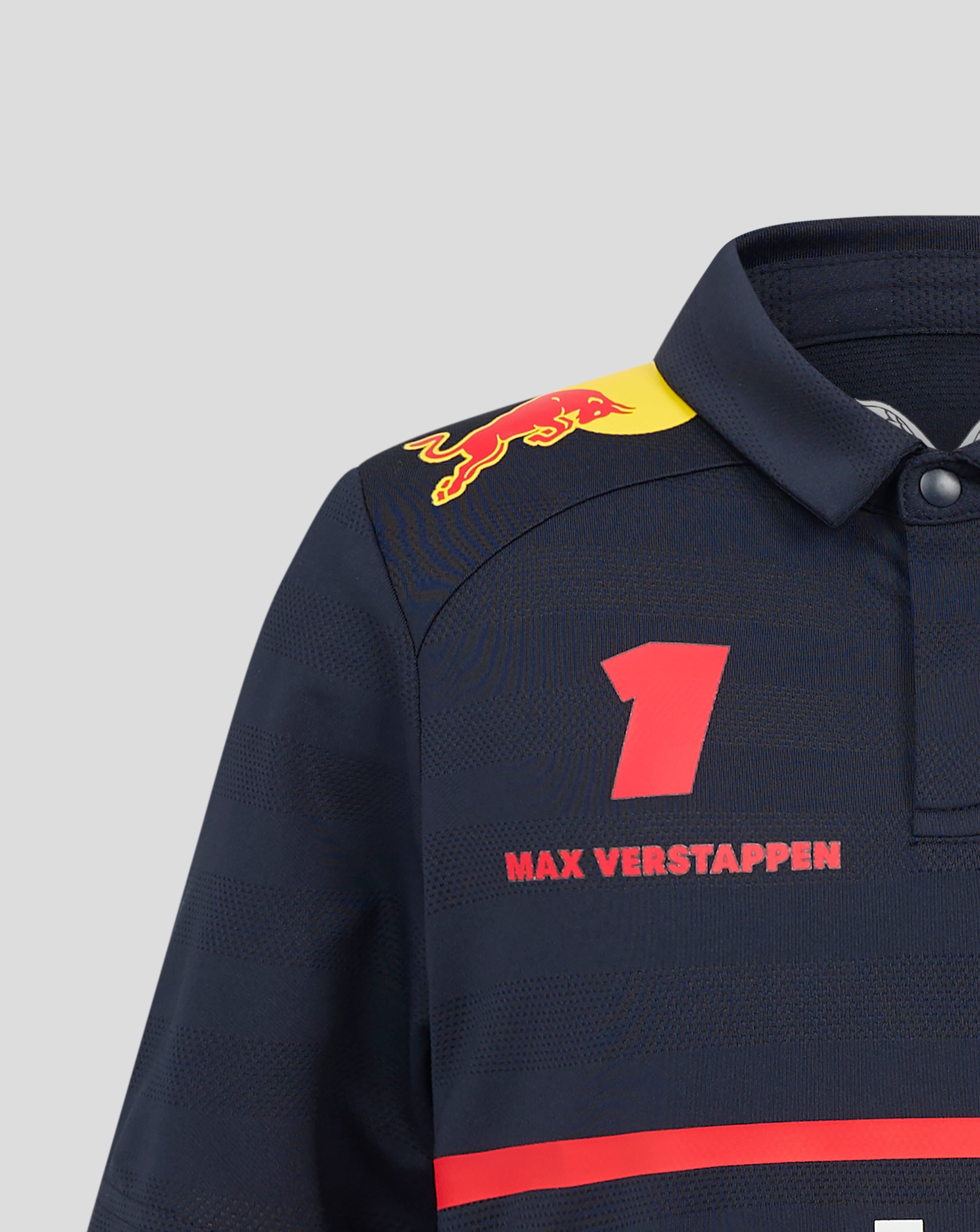 Red Bull Racing F1 Kid's 2025 Max Verstappen Team Polo Shirt- Youth Navy Polos Red Bull Racing 