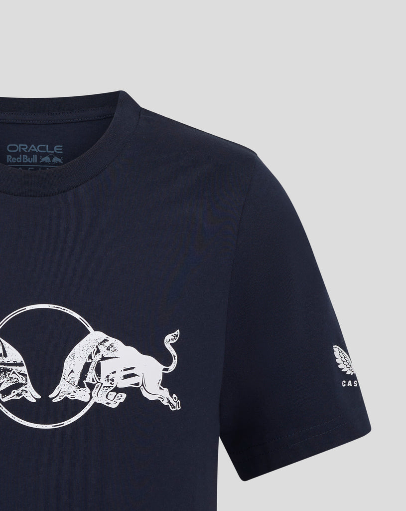 Red Bull Racing F1 Kids Graphic Bull T-Shirt - Youth Navy T-shirts Red Bull Racing 