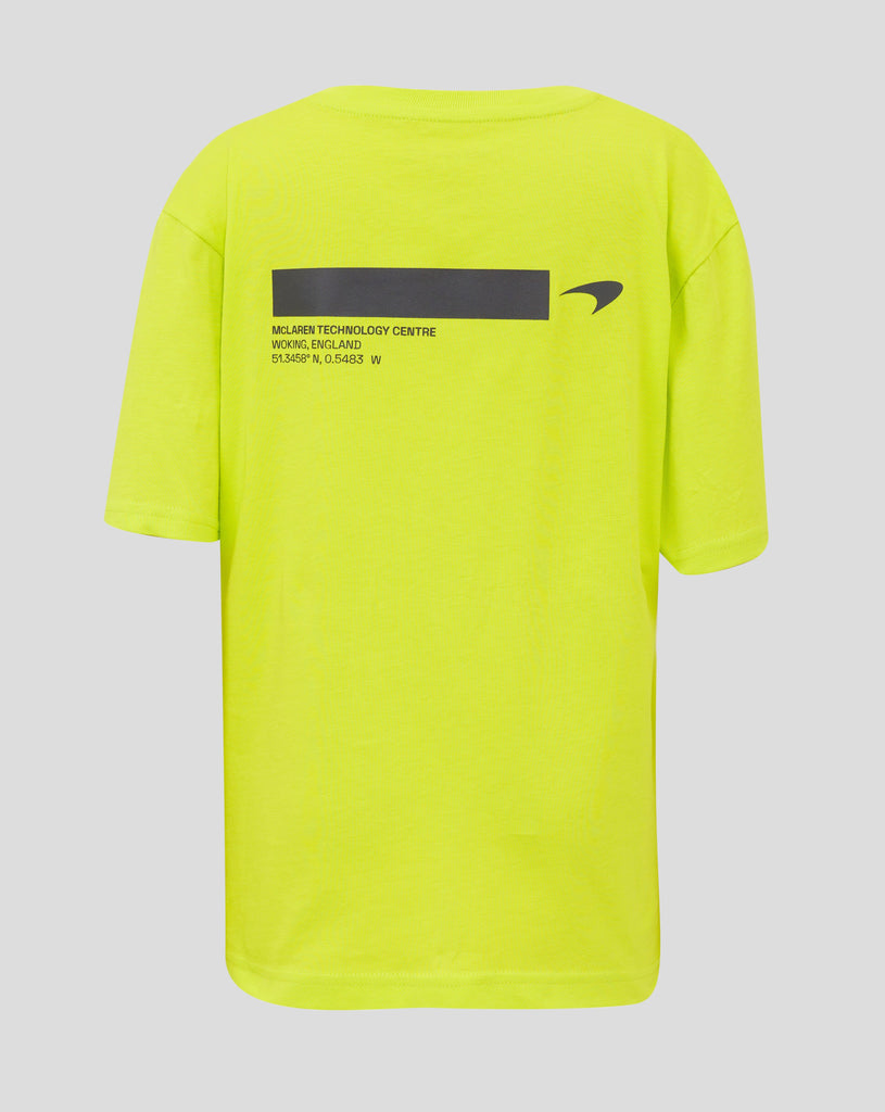 McLaren F1 Kids Night Race Graphic T-Shirt - Youth Evening Primrose T-shirts McLaren-Castore 