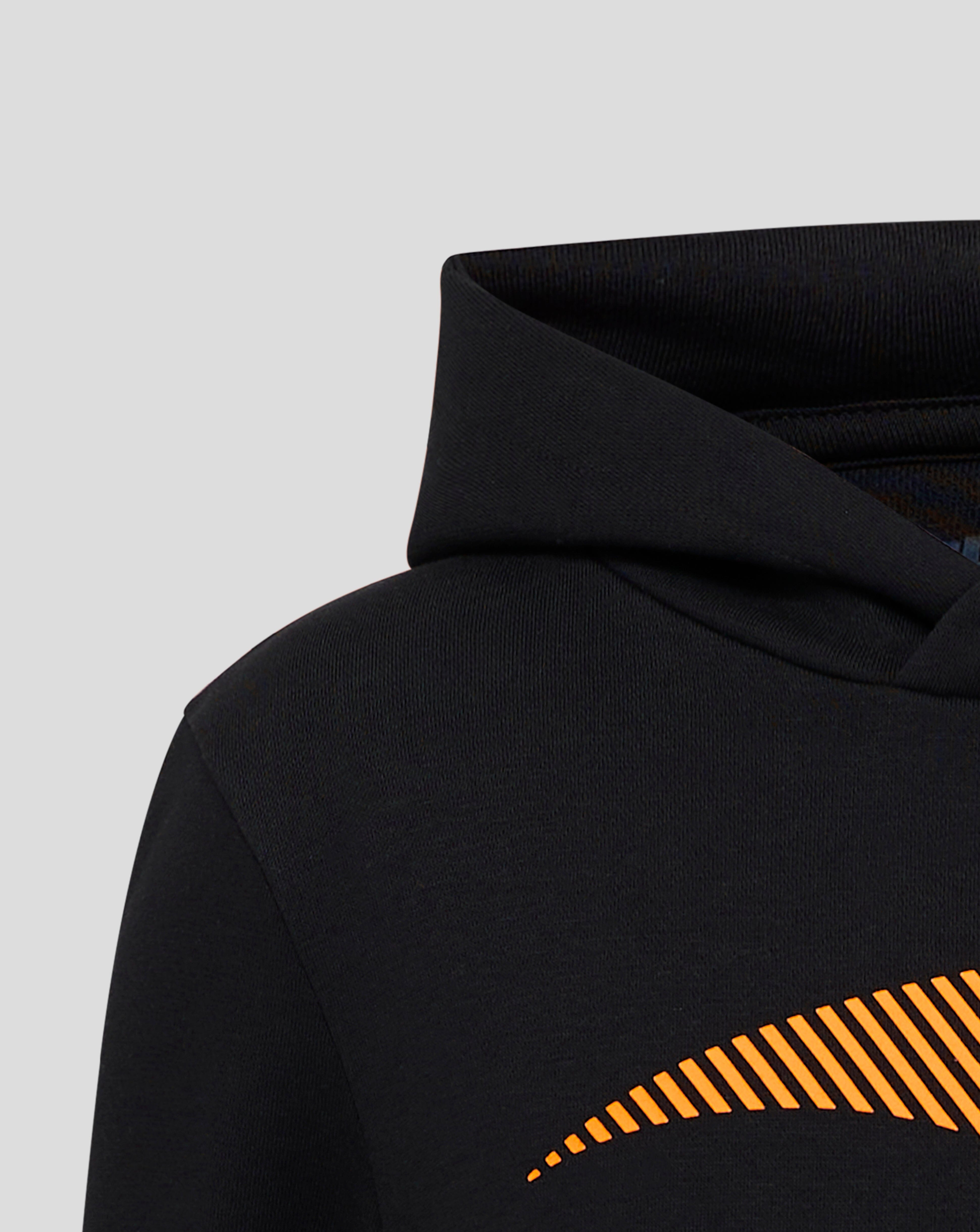 McLaren F1 Kids Lando Norris Hoodie- Youth Black Hoodies McLaren-Castore 
