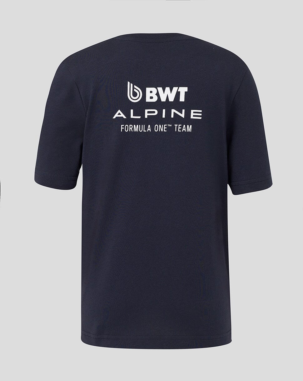 Alpine Racing F1 Kids Regular Fit T-Shirt - Youth Navy