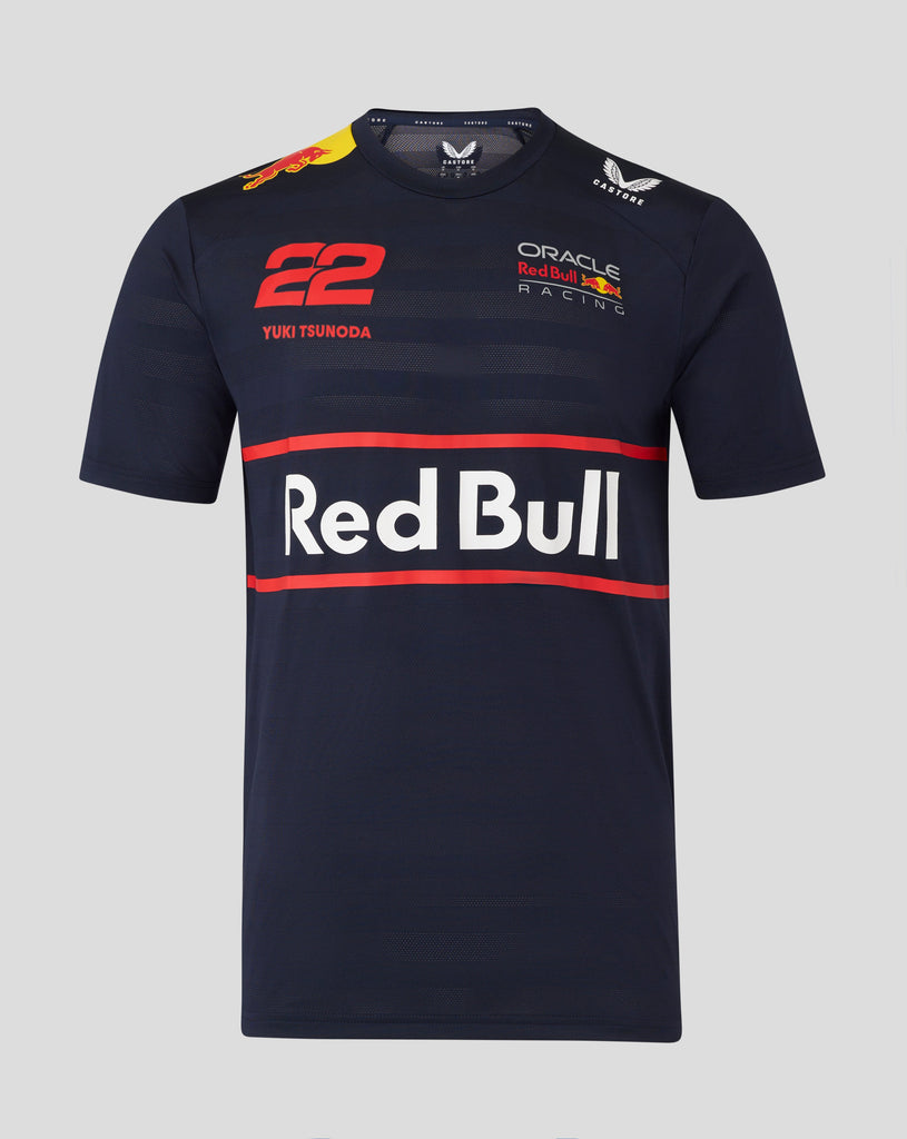 Red Bull Racing F1 Kid's 2025 Yuki Tsunoda Team T-Shirt - Youth Navy T-shirts Red Bull Racing 