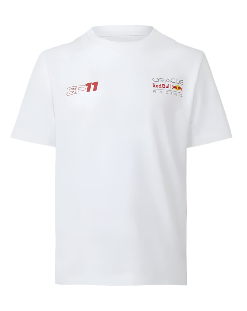 Red Bull Racing F1 Kids Sergio "Checo" Perez T-Shirt - Youth White/Black T-shirts Red Bull Racing S White 