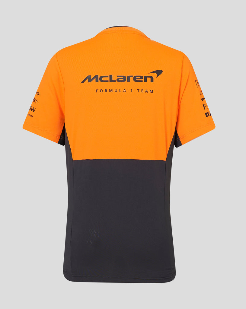 McLaren F1 Kids 2024 Replica Set Up T-Shirt- Youth Papaya/Phantom T-shirts McLaren-Castore 