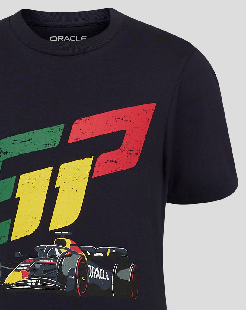 Red Bull Racing F1 Kids Sergio "Checo" Perez Race Car T-Shirt - Youth Navy T-shirts Red Bull Racing 