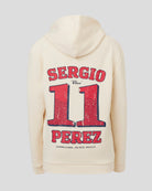 Red Bull Racing F1 Kids Sergio "Checo" Perez Vintage Oversized Hoodie - Youth Off White Hoodies Red Bull Racing 