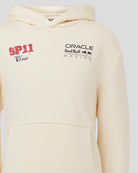 Red Bull Racing F1 Kids Sergio "Checo" Perez Vintage Oversized Hoodie - Youth Off White Hoodies Red Bull Racing 