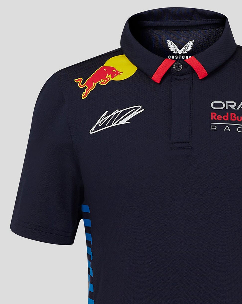 Red Bull Racing F1 Kid's 2024 Max Verstappen Team Polo Shirt- Youth Navy Polos Red Bull Racing 