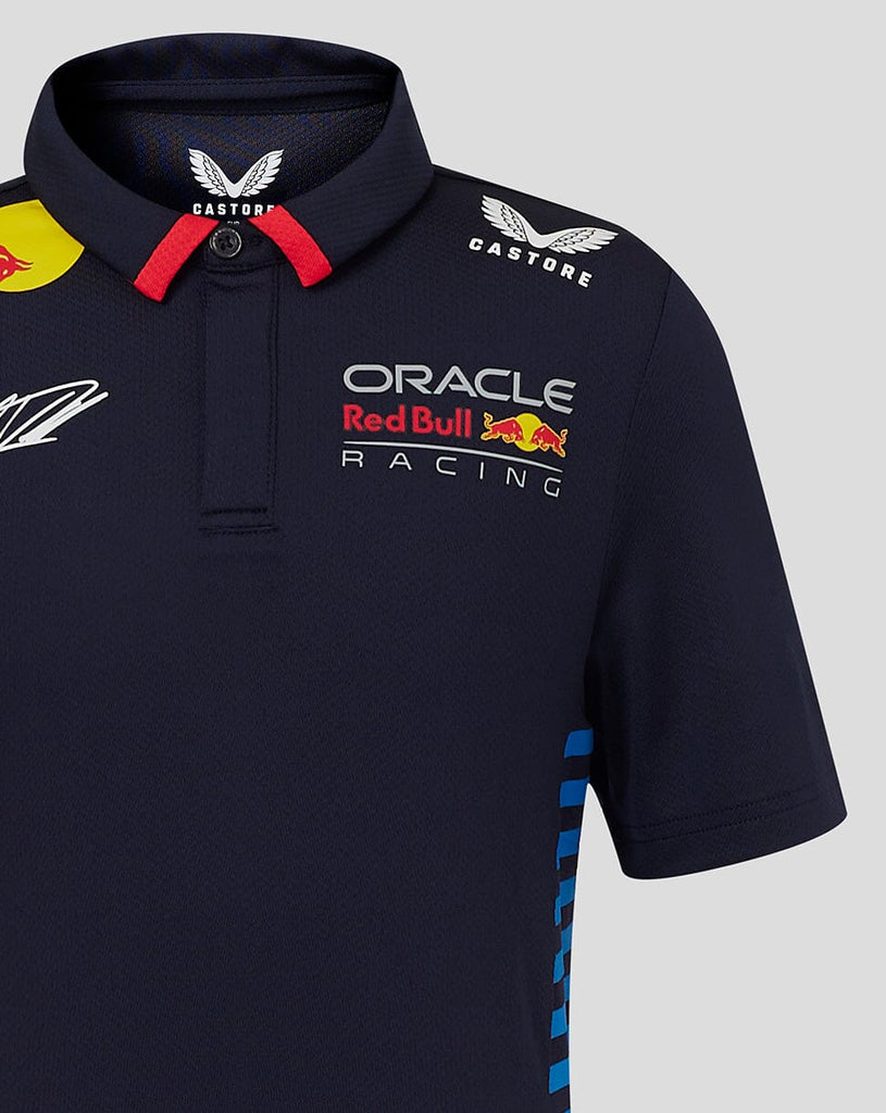 Red Bull Racing F1 Kid's 2024 Max Verstappen Team Polo Shirt- Youth Navy Polos Red Bull Racing 