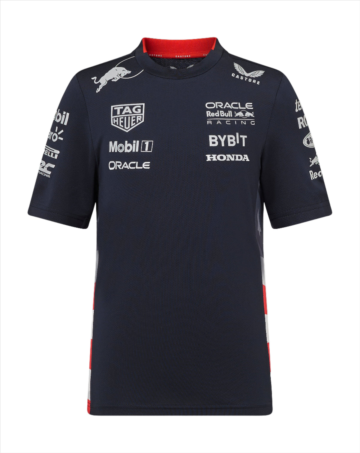 Red Bull Racing F1 Kids 2024 Special Edition America Race Team T-Shirt- Youth Navy T-shirts Red Bull Racing 