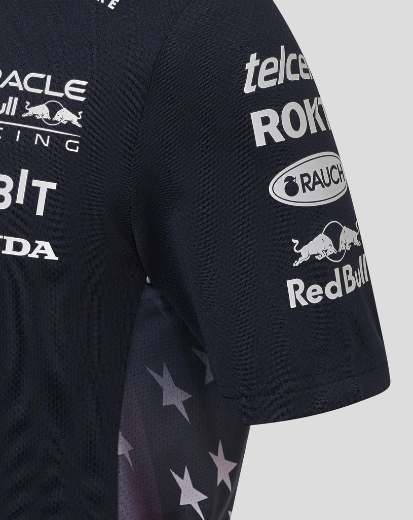 Red Bull Racing F1 Kids 2024 Special Edition America Race Team T-Shirt- Youth Navy T-shirts Red Bull Racing 