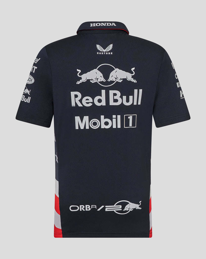 Red Bull Racing F1 Kids 2024 Special Edition America Race Team Polo Shirt- Youth Navy Polos Red Bull Racing 