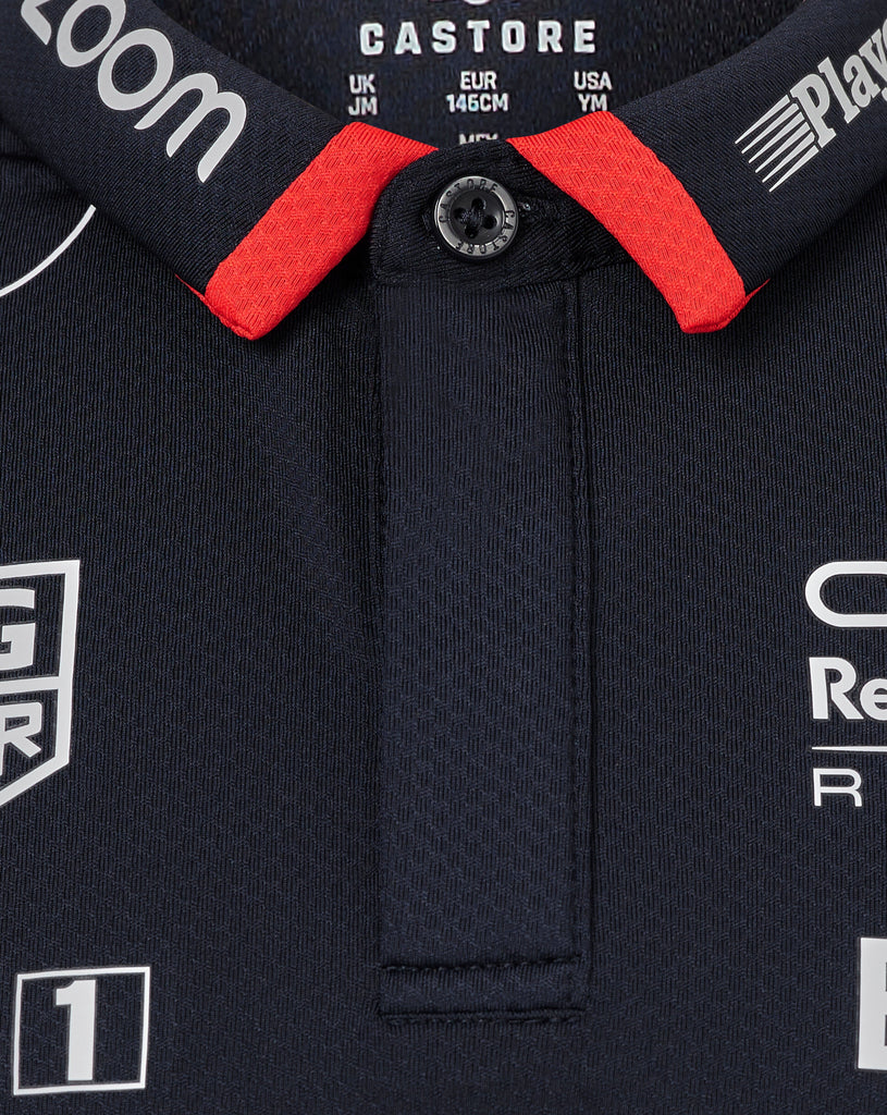 Red Bull Racing F1 Kids 2024 Special Edition America Race Team Polo Shirt- Youth Navy Polos Red Bull Racing 